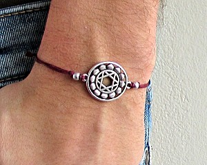 Βραχιόλι μακραμέ unisex με τσάκρα