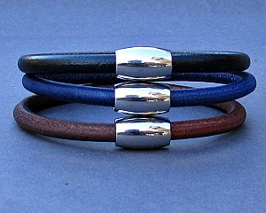 Βραχιόλι Ανδρικό Δερμάτινο Με Μαγνήτη