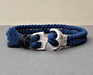 Βραχιόλι ανδρικό με άγκυρα