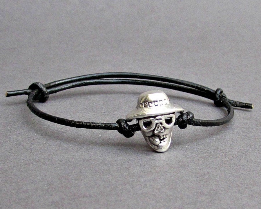 Βραχιόλι unisex με νεκροκεφαλή