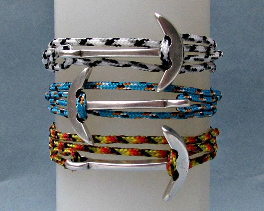 Βραχιόλι Ανδρικό Δερμάτινο ναυτικό