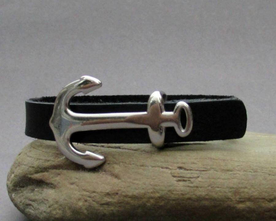 Ατσάλινο Βραχίολι Άγκυρα Για Άνδρες