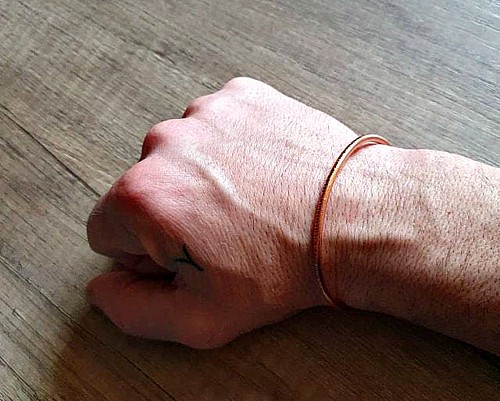 Σφυρήλατο βραχιόλι unisex
